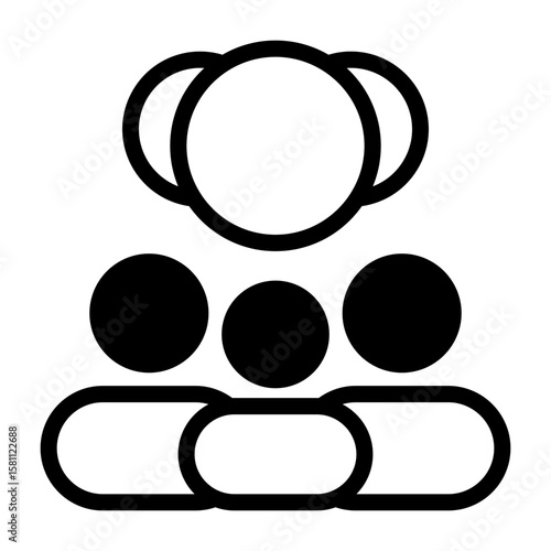 Crowd Funding Vector Icon
