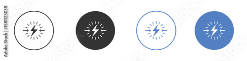 Conflict icon. Vector illustration, flat design.