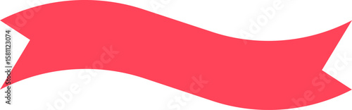 Waving red ribbon forming a decorative banner, enhancing celebrations, awards, or drawing attention to important information with its elegant and vibrant design on a clean white background Free Download Waving red ribbon forming a decorative banner, enhancing celebrations, awards, or drawing attention to important information with its elegant and vibrant design on a clean white background - GFXLoad