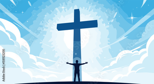 Faith hope worship believe spiritual light divine grace divine love salvation spiritual guidance holy sacred reverence devotion