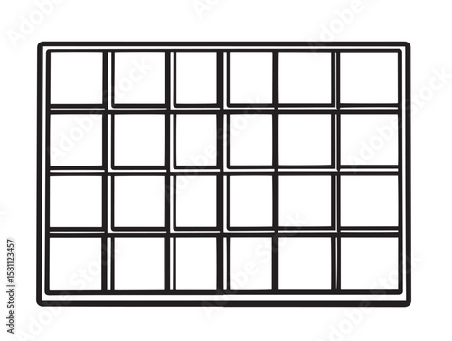 Clean solar power icon for eco-friendly designs