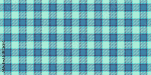 Detailed vector fabric seamless, oktoberfest check tartan background. Wool textile texture pattern plaid in light and cyan colors.