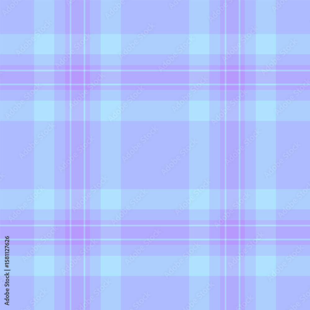 Fototapeta premium Plain texture fabric plaid, kingdom tartan pattern vector. Other background seamless textile check in blue and indigo colors.