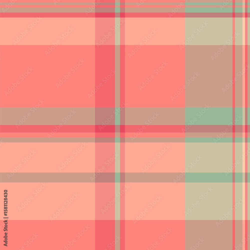 Fototapeta premium Abstract plaid design with soft, muted colors. Perfect for backgrounds, textiles, or digital designs. Provides a calming, retro feel, ideal for creative projects.