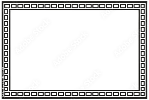 black and white frame with clipping path