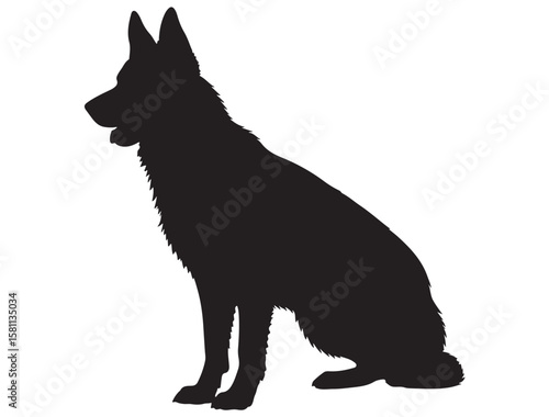 GERMAN SHEPHERD SILHOUETTE