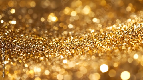 Luxurious Golden Textures and Glittering Spheres - Shimmering Metallic Background Collection