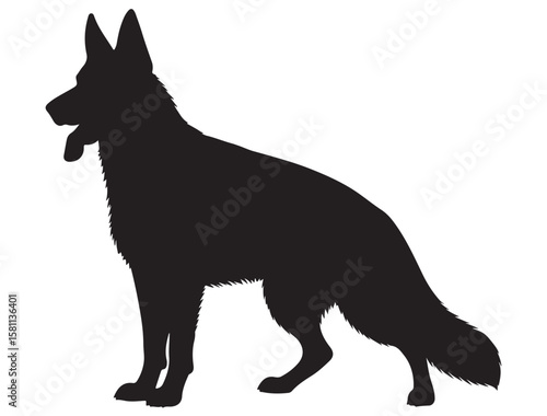 GERMAN SHEPHERD SILHOUETTE