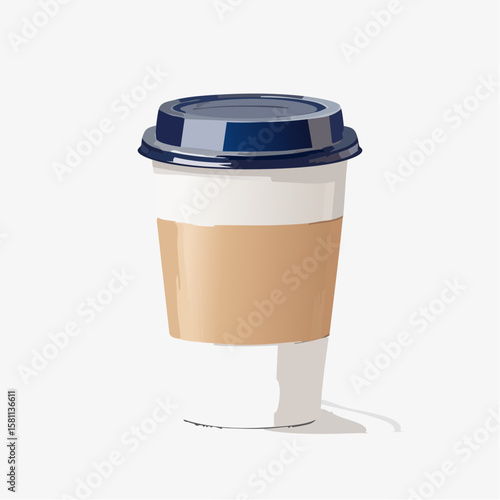 coffee cup isolated on white background