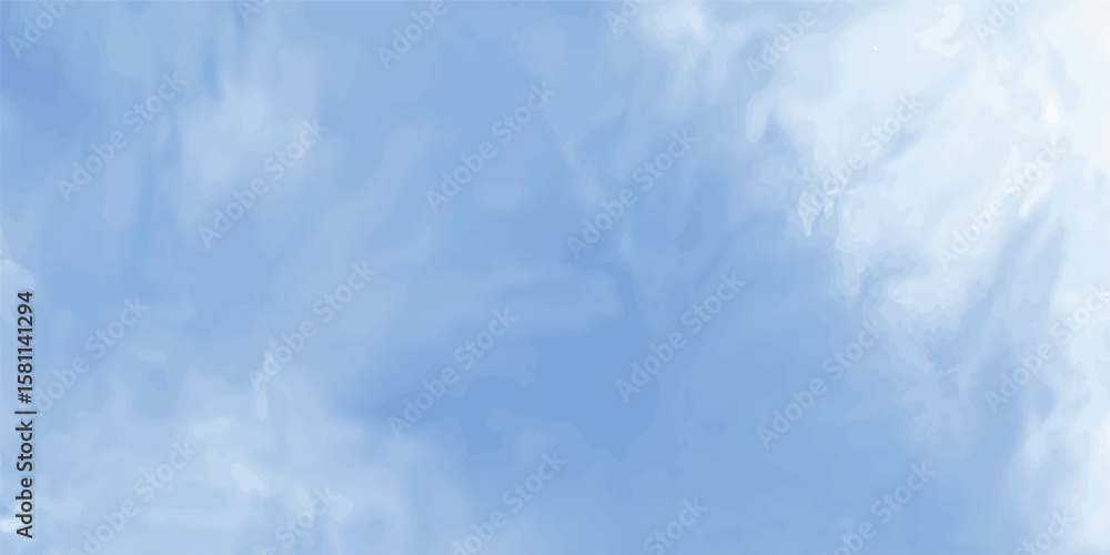 Fototapeta premium Blue Watercolor Background with Hand-Painted Brush Strokes and Soft Gradient Texture – Perfect for Posters, Websites, Invitations & Branding