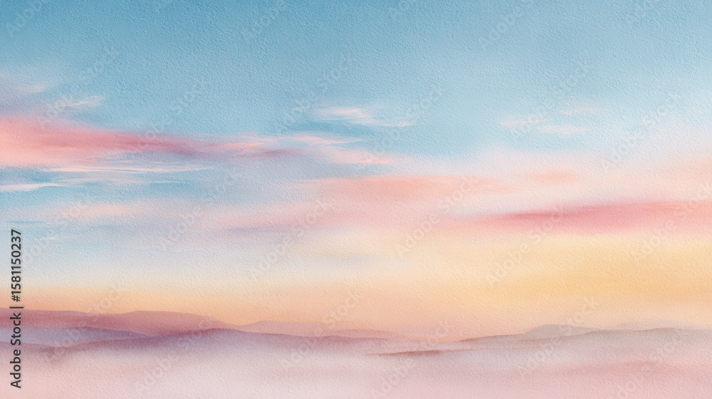Fototapeta premium create photorealistic ultraminimalistic image of serene sky perfect for modern website background