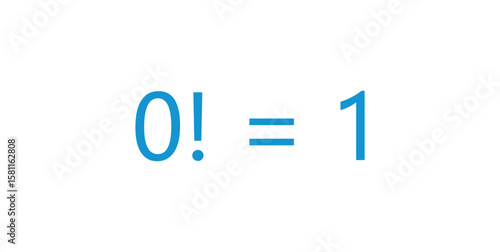 Zero Factorial Equals One in Mathematics.