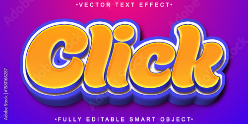  Engaging Social Media Click Follow Subscribe Trend Style Design Vector Fully Editable Smart Object Text Effect