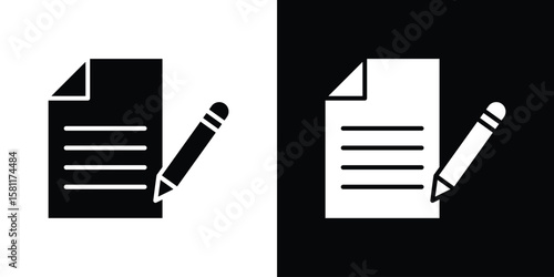 Wills and trusts icon, Vector graphics in filled style