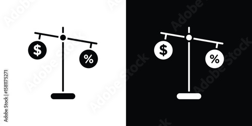 Taxes icon, Vector graphics in filled style