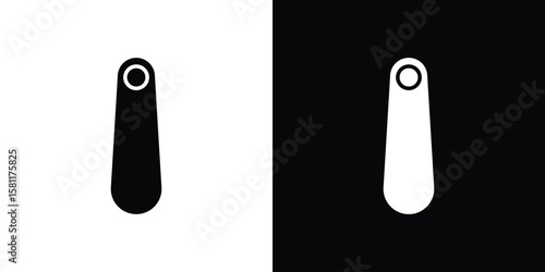 Shoehorn icon, Vector graphics in filled style