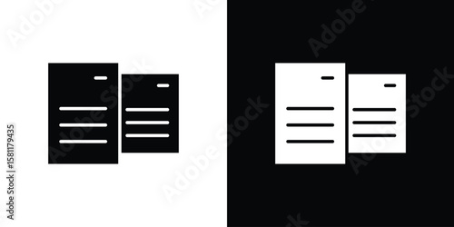 Data center icon, Vector graphics in filled style