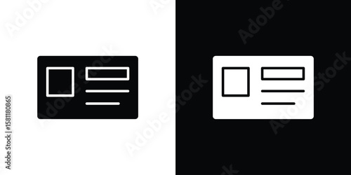 Bankbook icon, Vector graphics in filled style
