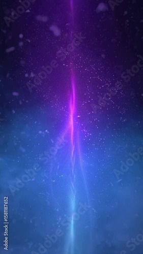 Wallpaper Mural Spiral of Glowing Light Particles in Ethereal Mist – Vertical Fantasy Loop Torontodigital.ca