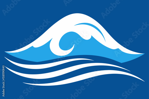 vector illustration of a whale
