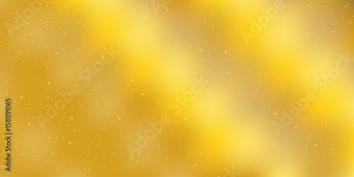 Abstract golden foil horizontal background with glossy glitter surface.