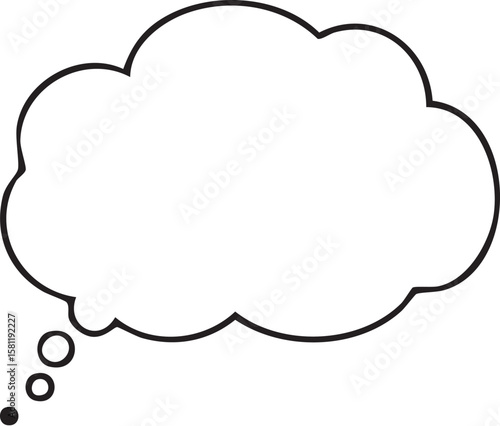 Thinking Cloud Vector
