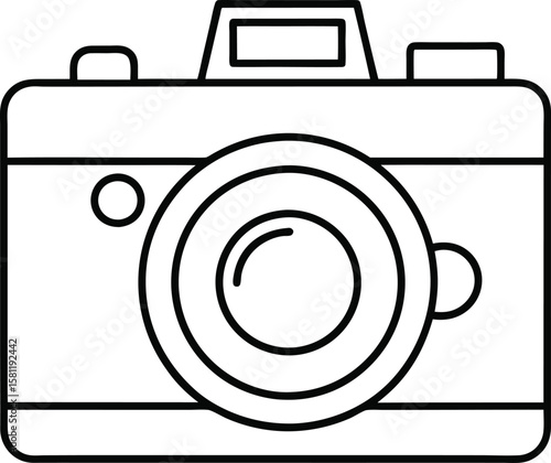 A diferent camera vector illustration