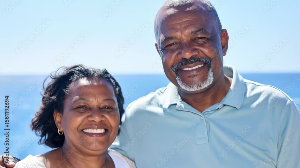 Smiling senior couple outdoors Smiling senior couple outdoors