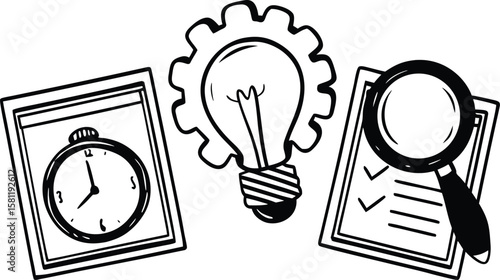 Productivity and Focus Icons