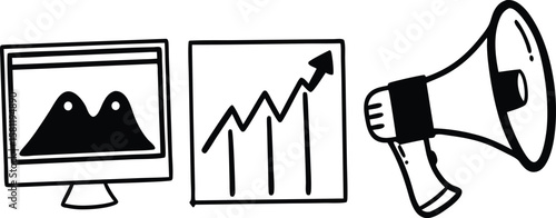 Digital Advertising and PPC Icons