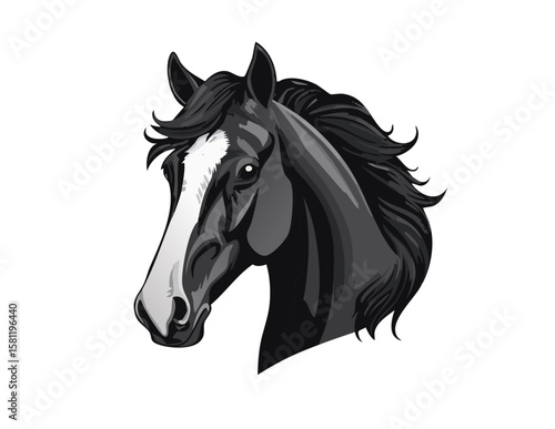 Silhouette icon vector set of horses and horseshoes in elegant minimal style, featuring galloping horses, hoofprints, and iron shoes—ideal for equestrian graphics, farm branding, and western-themed de