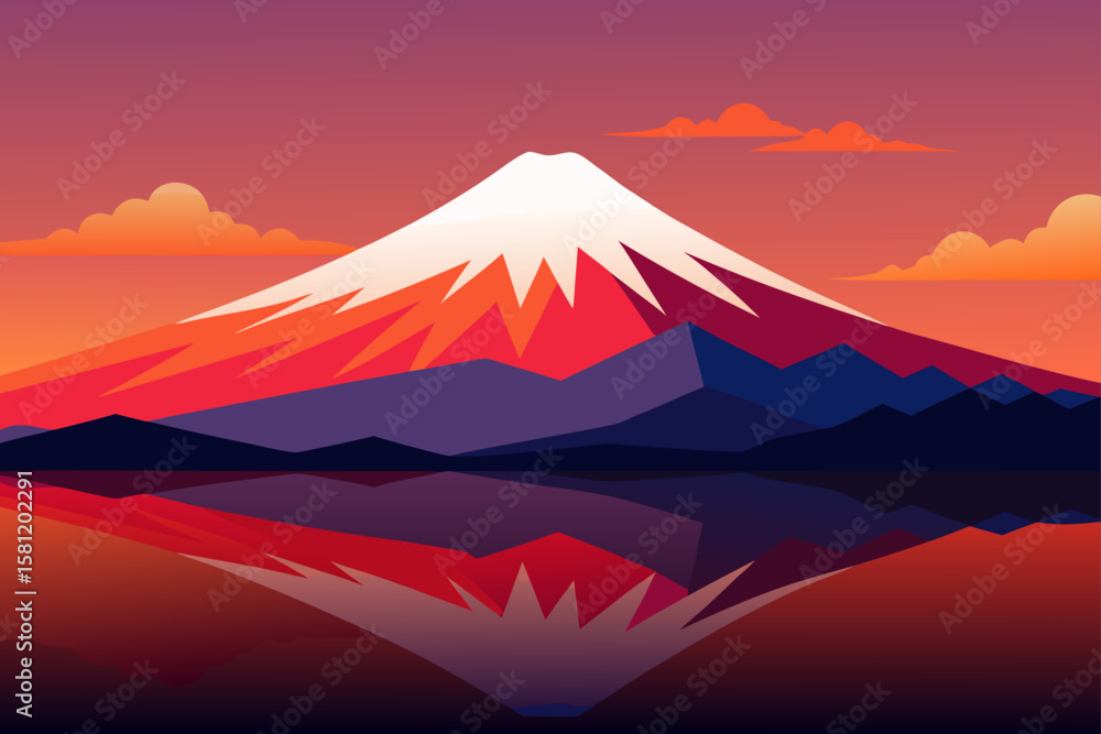 Fototapeta premium mount fuji in japan