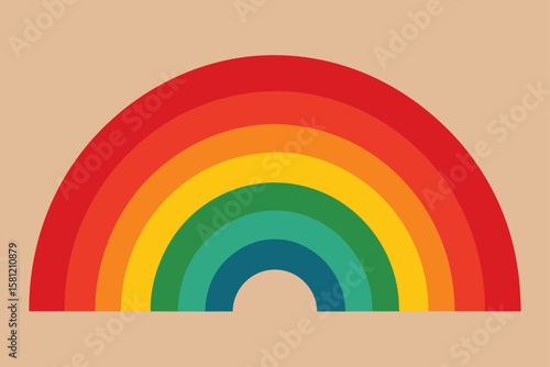 abstract rainbow background with rainbow