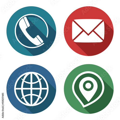 e mail icon set