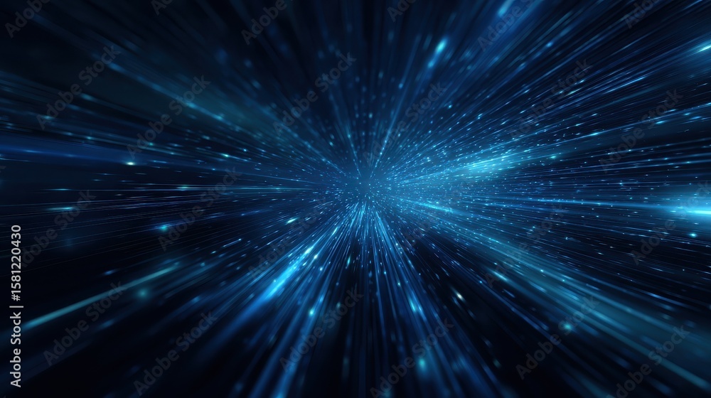 Fototapeta premium Blue technology sense background