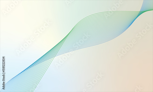 Abstract Flowing Gradient of Dotted Lines Creating a Wave Pattern Background