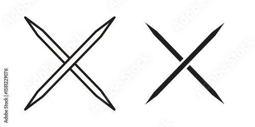 Toothpick icon. Sign design vectors pack