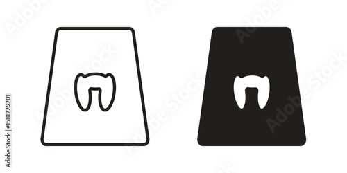 Thyroid icon. Sign design vectors pack