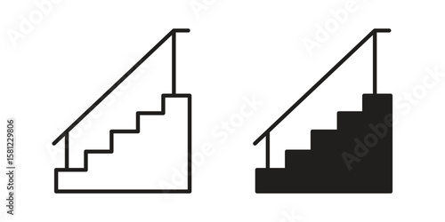 Stairs icon. Sign design vectors pack