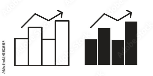 Stagflation icon. Sign design vectors pack