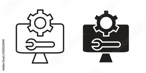 Software Engineering icon. Sign design vectors pack