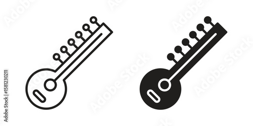 Sitar icon. Sign design vectors pack