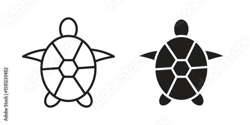 Sea turtle icon. Sign design vectors pack