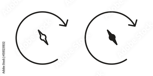 Past icon. Sign design vectors pack