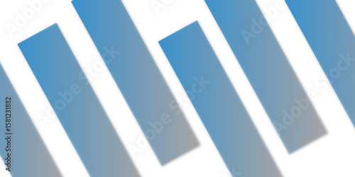 An abstract blue and white striped pattern offers a versatile background for design, texture, or architectural concepts