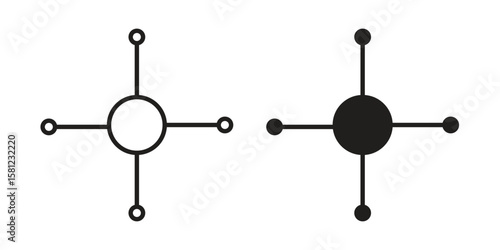 Multi channel icon. Sign design vectors pack