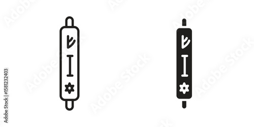 Mezuzah icon. Sign design vectors pack
