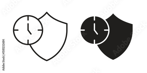 Long term icon. Sign design vectors pack