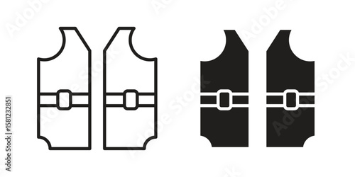 Lifejacket icon. Sign design vectors pack