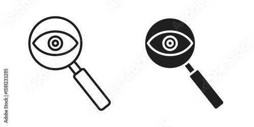 Investigation icon. Sign design vectors pack